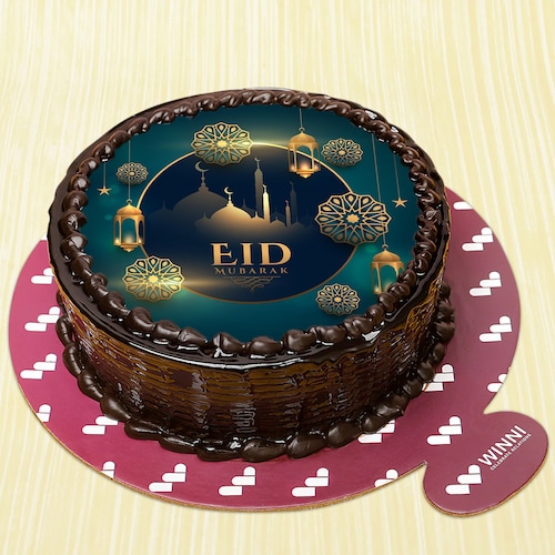 84328_Eid Chocolate Truffle Cake