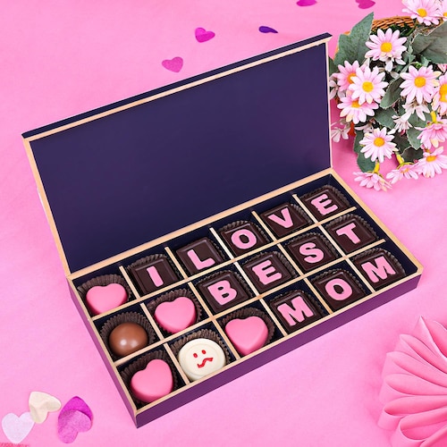 Buy Best Mom Ever Personalized Ambrosial Chocolate Box