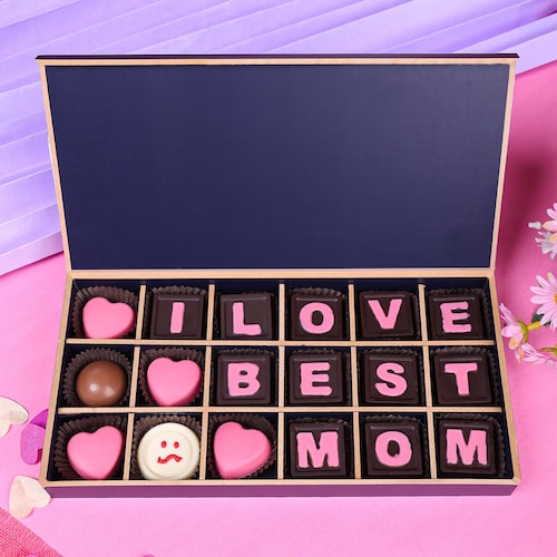 Best Mom Ever Personalized Ambrosial Chocolate Box | Winni.in