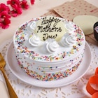 Sprinkle Vanilla Mothers Day Cake