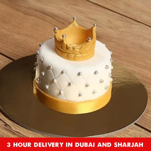 Designer Crown Cake