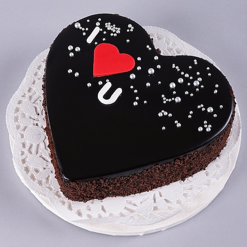 Buy Love Truffle Heart Shape Cake
