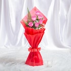 Blooming Pink Rose Bouquet