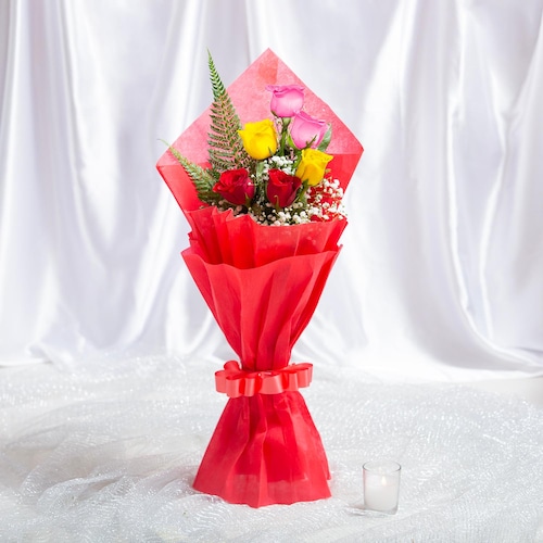 Buy Sprinkle Mix Roses Bouquet