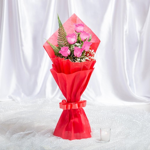 Buy Pink Rose Bouquet