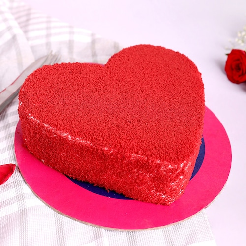 Buy Love Expression Red Velvet Cake
