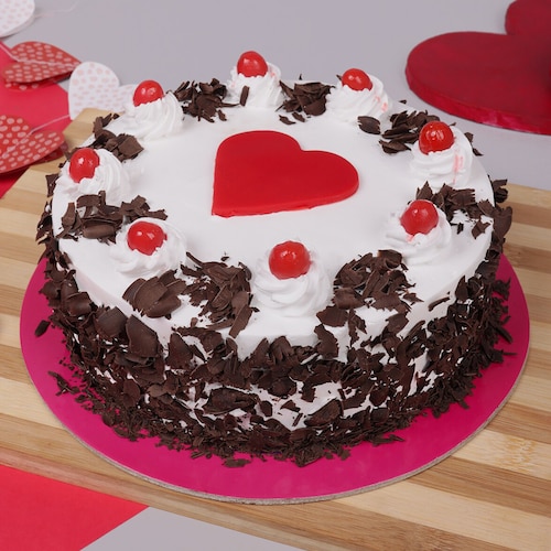 Buy Blackforest Red Heart Cake