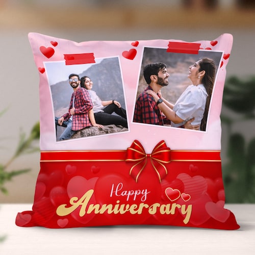 Buy Personalised Forever Love Anniversary Cushion