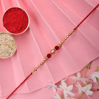 Classy Pearl Rakhi