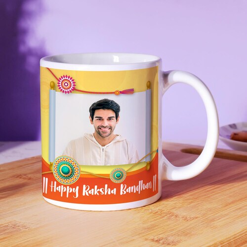 Buy Happy Raksha Bandhan Personalized Mug