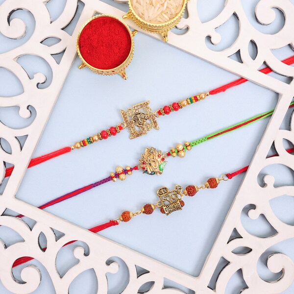 Note Rakhi Devotional Rakhi Set | Winni
