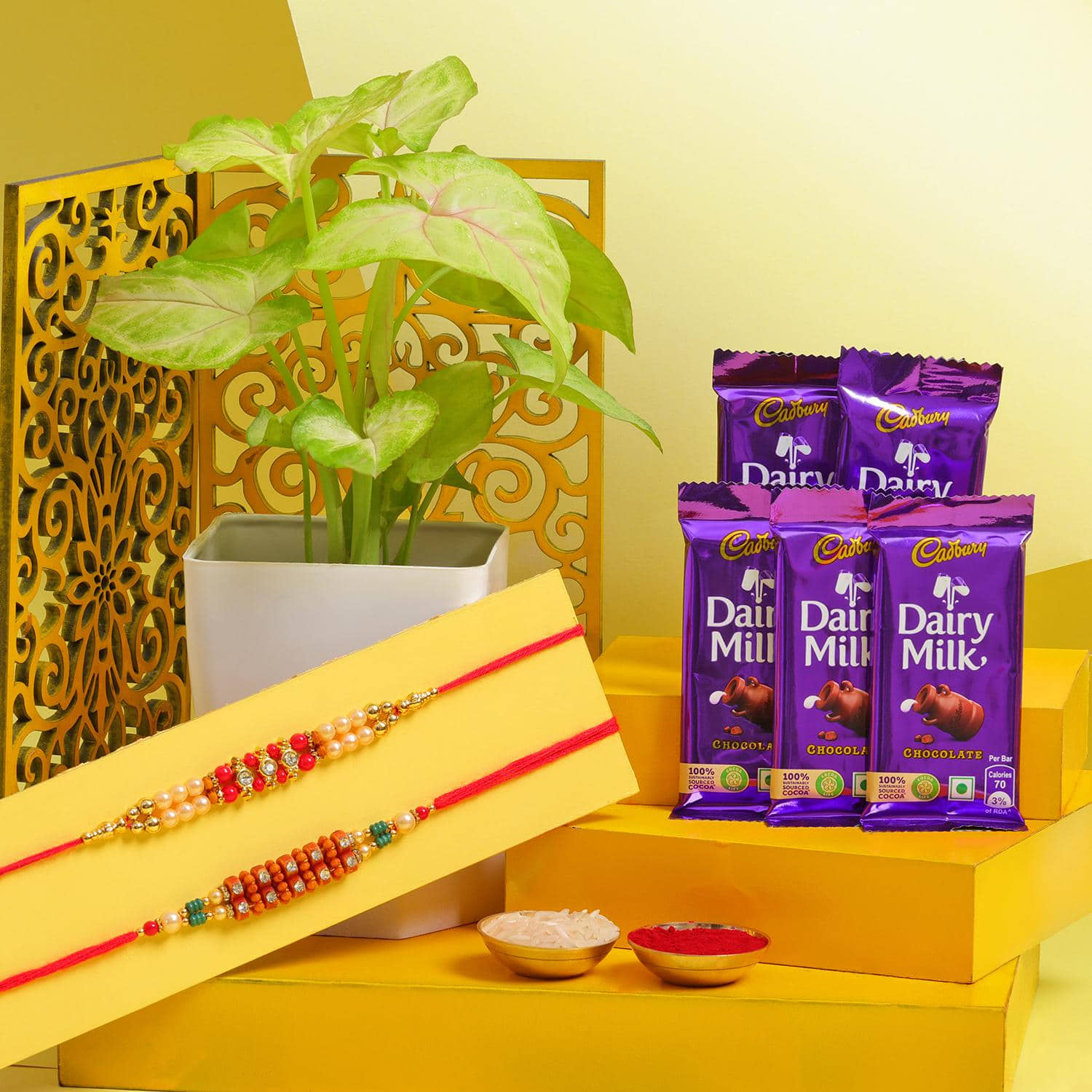 Multicolored Rakhi Gift Hampers For Raksha Bandhan Festival at Best Price  in Bengaluru | Total Gift Solutions Pvt. Ltd.