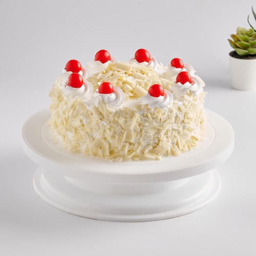 Buy Delightful White Forest Cake