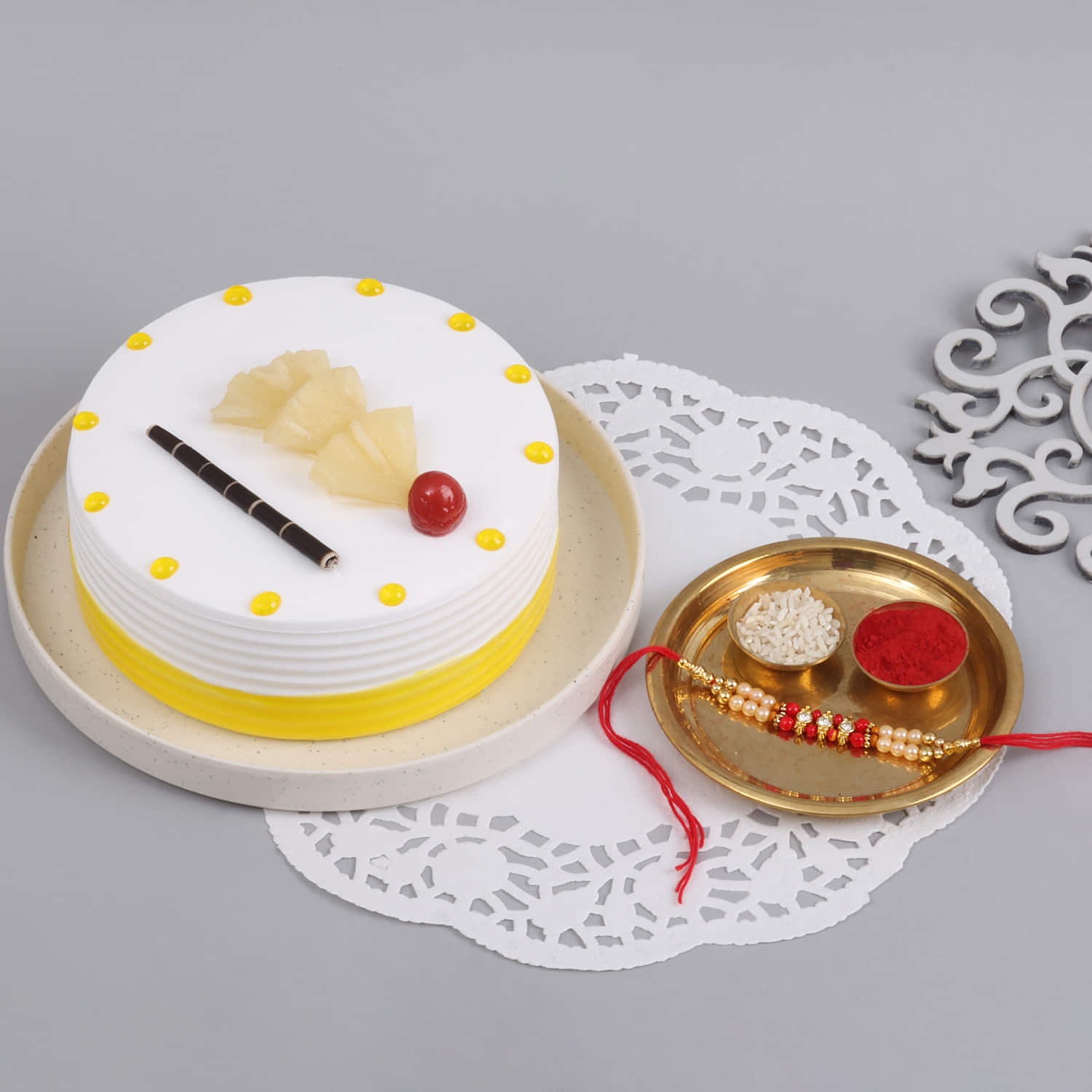 Rakhi Dripping Chocolate Cake | Online Cake Delivery