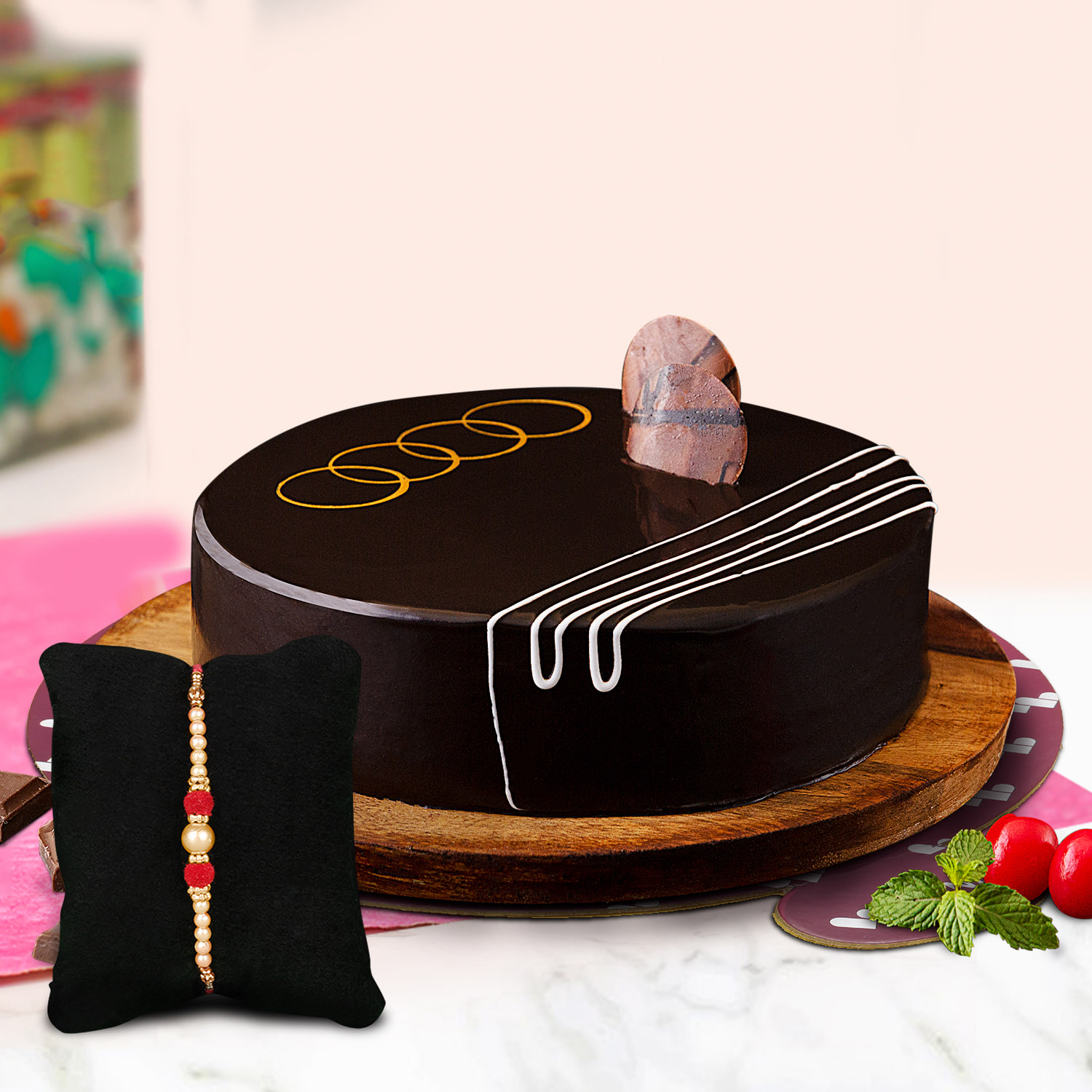 I dream of cake - Rakhi special cake!!❤️❤️ Eggless... | Facebook