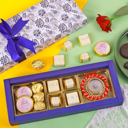 Buy Diwali Joyful Chocolates With Diya