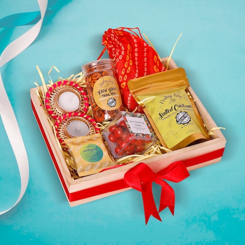 Buy Joyful Diwali Chocolate Explosion Basket