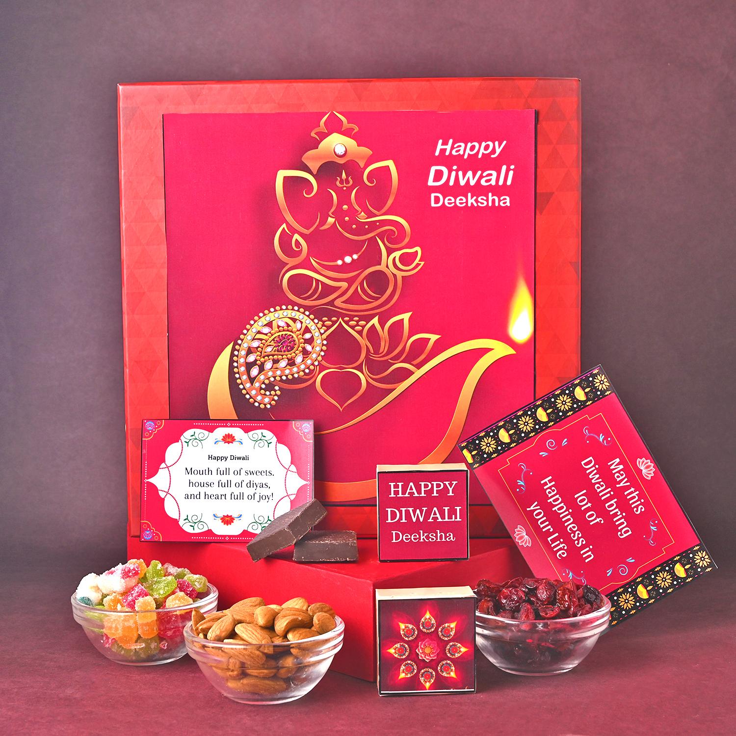 Buy Diwali Wooden Corporate Dry fruit Gift Box Online at Best Price |  Kumbhat Dry Fruits