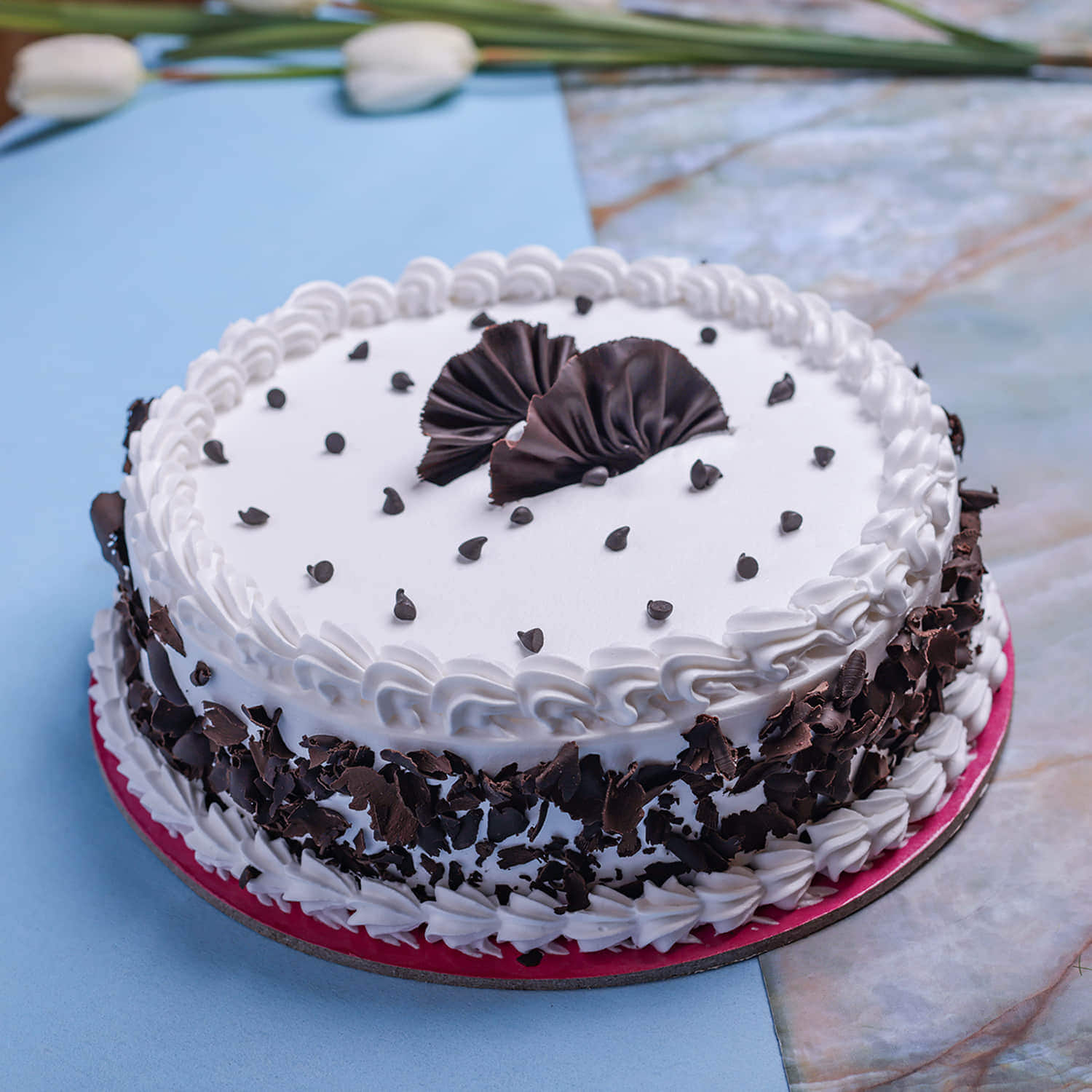 1 kg White Forest Cake || Order Online Cakes delivery in India ||