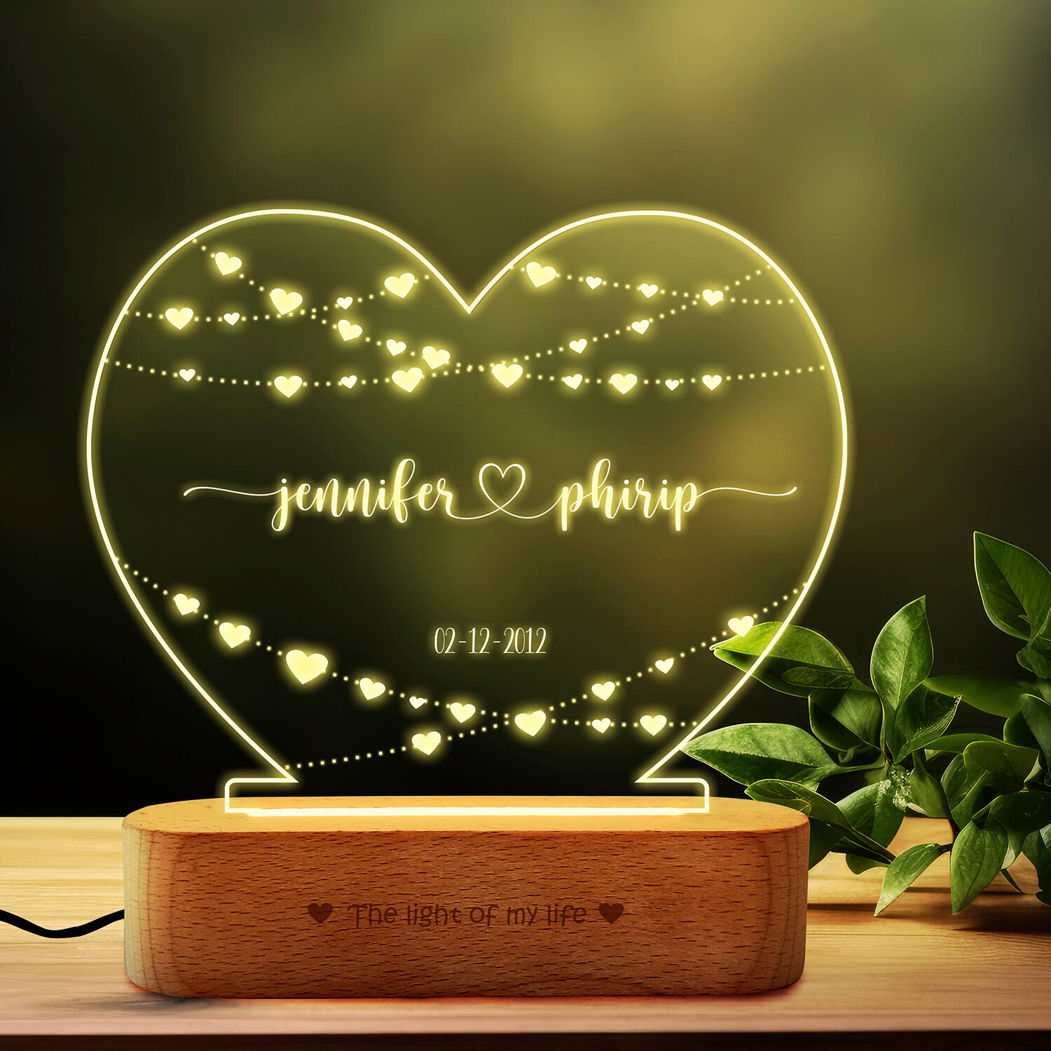 ALBK Valentines Day Gifts for Him Her - Personalized Night Lights with  Picture 3D Illusion Lamp Heart Ballon, Custom Photo Gifts for Girlfriend  Wife, Gifts for Valentines Day Anniversary for Couples -