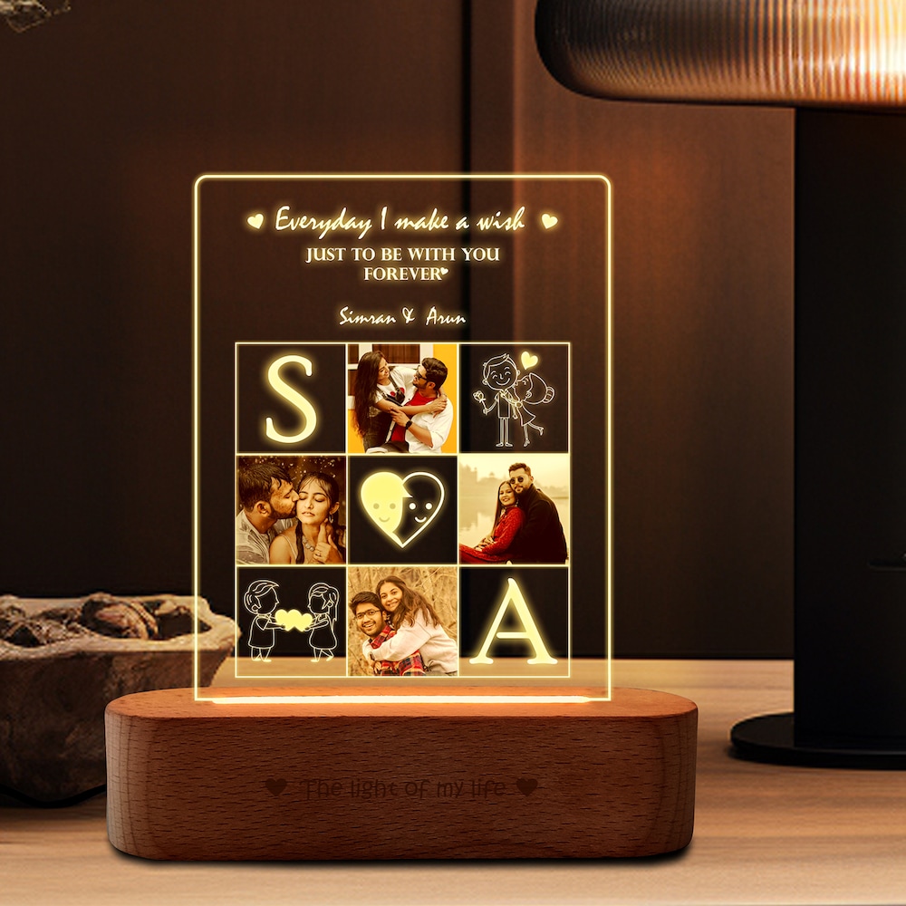 Personalized Radiance Crossword Led Lamp Winni Personalized Radiance Crossword Led Lamp Winni