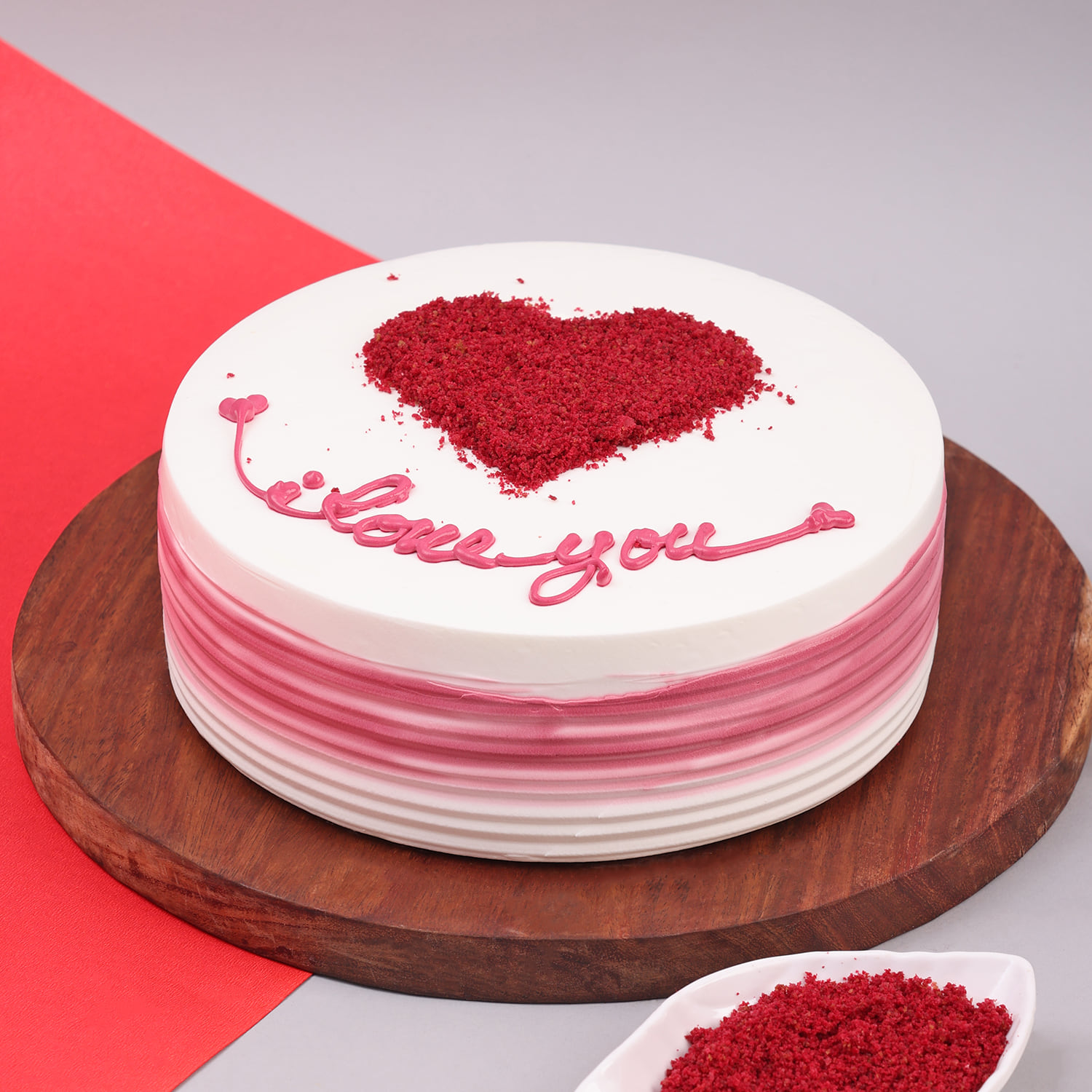 Buy/Send Choco Heart Valentine's Cake- Eggless 1 Kg Online- FNP