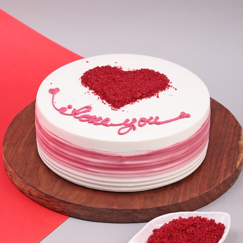 Buy Expression of Love Red Velvet Cake