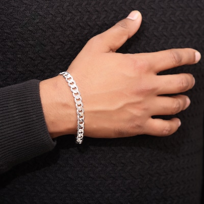 Mens Silver Bracelet