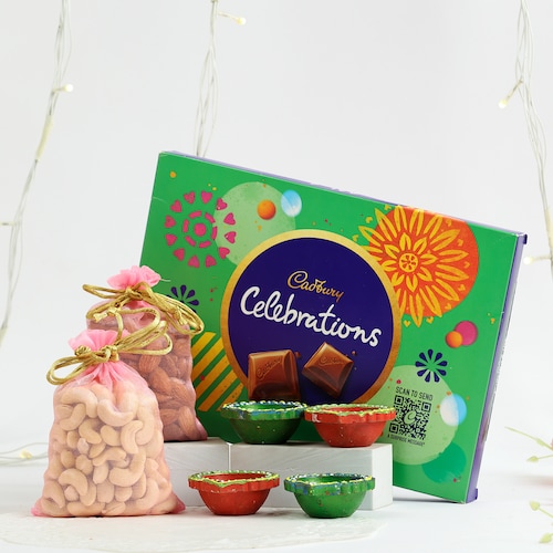 Buy Diwali Nuts and Chocolates Hamper