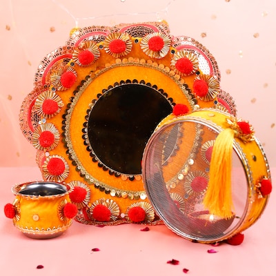 Karwa Chuath Thali  Set
