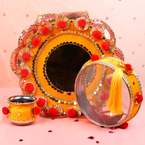 Buy Karwa Chuath Thali  Set