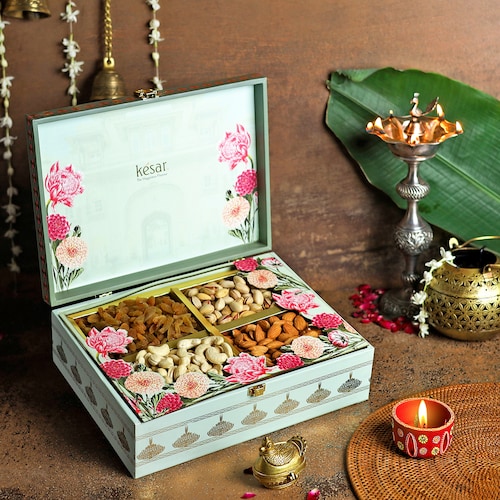 Buy Symphony of Flower Luxury Dry Fruit Box