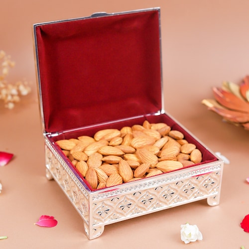 Buy Treasure Almonds in German Silver Box