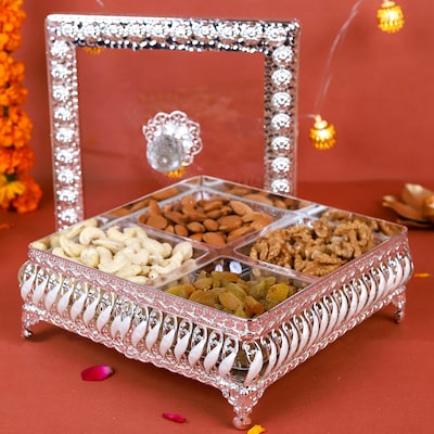 Nutty Delights in German Silver Box