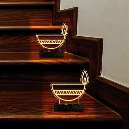 Buy Set of 2 Led Diya