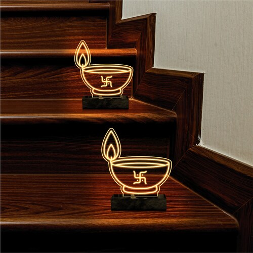 Buy Swastik Led Diya