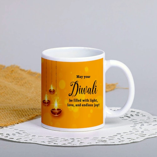 Buy Diwali Greetings Ceramic Mug