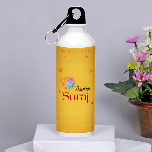 Buy Personalized Glossy Diwali Sipper Bottle