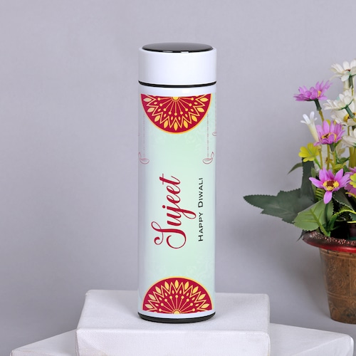 Buy Personalized Diwali Led Temperature Bottle