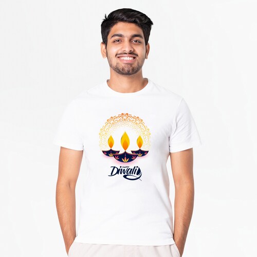 Buy Personalized Men Diwali TShirt