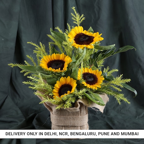 Buy Blissful Sunflowers