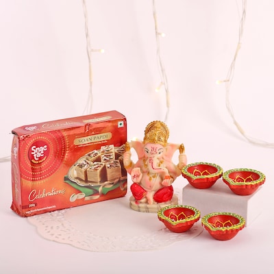 Festive Abundance with Ganesha Idol