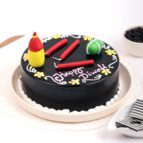 Buy Scrumptious And Sparkling Diwali Cake