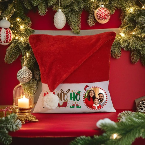 Buy Personalised HoHoHo Christmas Cushion