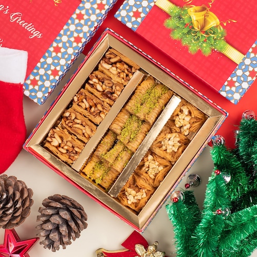 Buy Exquisite Assorted Baklava Christmas Mini Box