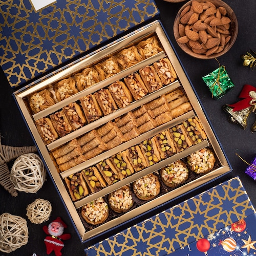 Buy Regal Navy Baklava Christmas Box