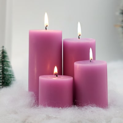 Vibrant Lavender Fragrance Candles