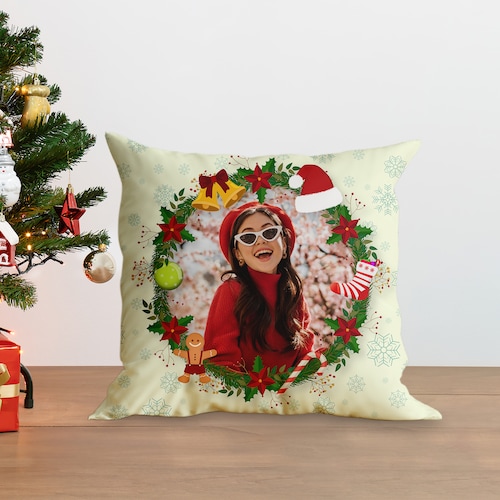 Buy Personalized XMas Wishes Cushion