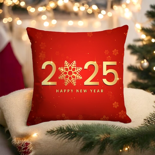 Buy Vibrant New Year Celebration Cushion