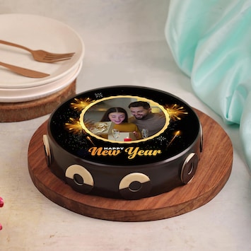 New Year Truffle Cake